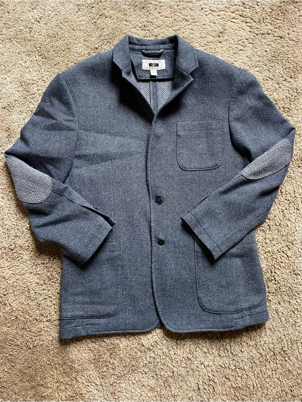 Joseph Abboud Men’s Size Large Sport Jacket Wool Blend Blue Office Event Busines